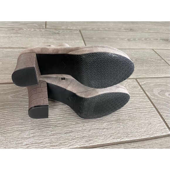 DONALD J. PLINER Labell Platform Suede Bootie Size 7.5 NEW - Picture 7 of 10